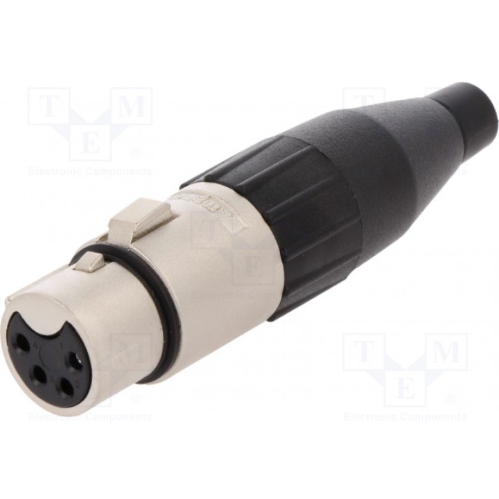 Вилка xlr AMPHENOL AC4F (AC4F)