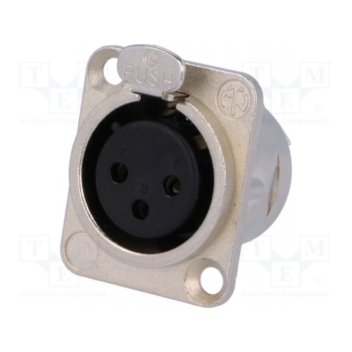 Гнездо xlr NEUTRIK NC3FD-L-1 (NTR-NC3FDL1)