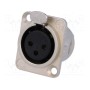 Гнездо xlr NEUTRIK NC3FD-L-1 (NTR-NC3FDL1)