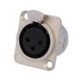 Гнездо xlr NEUTRIK NC3FD-L-1 (NTR-NC3FDL1)