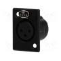Гнездо xlr NEUTRIK NC3FP-B-1 (NTR-NC3FP-B-1)