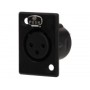 Гнездо xlr NEUTRIK NC3FP-B-1 (NTR-NC3FP-B-1)