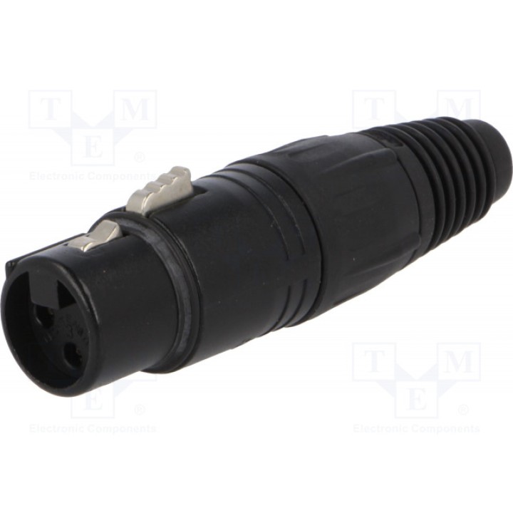 Вилка xlr NEUTRIK NC3FX-BAG (NTR-NC3FX-BAG)