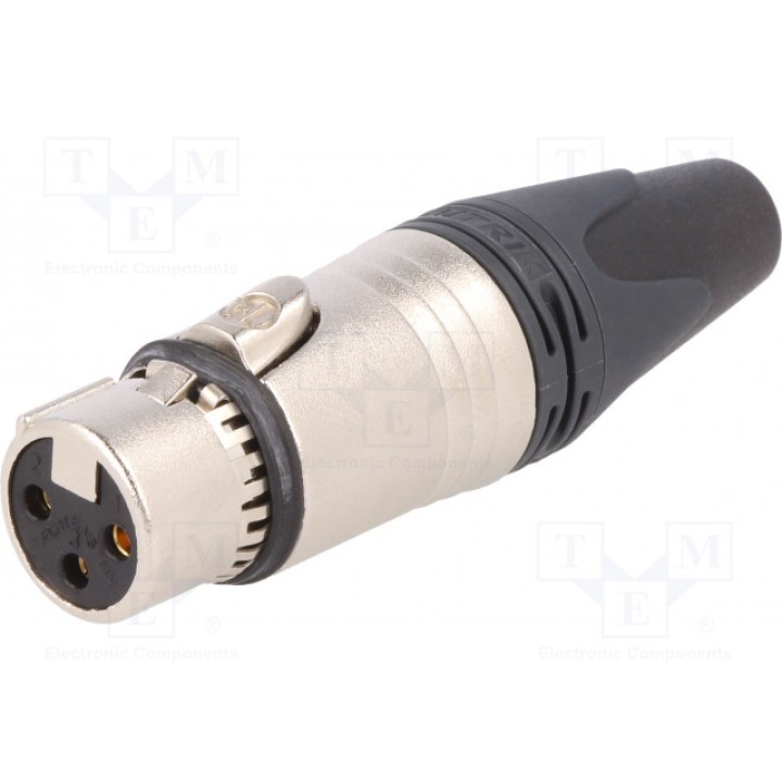 Вилка xlr NEUTRIK NC3FXX-EMC (NTR-NC3FXX-EMC)
