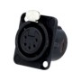 Гнездо xlr NEUTRIK NC5FD-L-B-1 (NTR-NC5FDL1B)