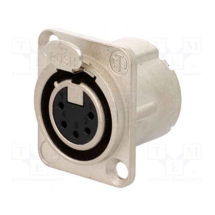 Гнездо xlr NEUTRIK NC5FD-LX (NTR-NC5FDLX)