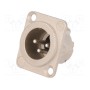 Гнездо xlr NEUTRIK NTR-NC3MD (NTR-NC3MD-LX)