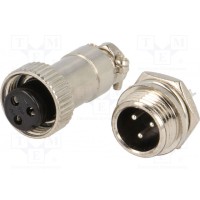 Гнездо,вилка микрофонный mini CONNFLY DS1110-01-3B6