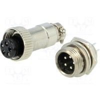 Гнездо,вилка микрофонный mini CONNFLY DS1110-01-5B6