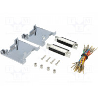 Переходник адаптер с обеих сторон,d-sub 25pin "мама"<span style=" b ackground rgb(23, 86, 163) ENCITECH 2111-0105-23