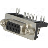 D-sub pin 9 CONNFLY DS1037-09FNAKT74