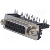 D-sub pin 15 CONNFLY DS1037-15FNAKT74