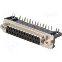 D-sub pin 25 CONNFLY DS1037-25FNAKT74