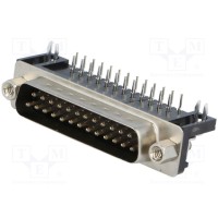 D-sub pin 25 CONNFLY DS1037-25MNAKT74