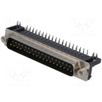 D-sub pin 37 CONNFLY DS1037-37MNAKT74