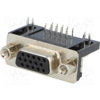 D-sub hd pin 15 CONNFLY DS1038-15FBNSIC74
