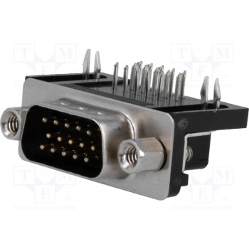 D-sub hd pin 15 CONNFLY DS1038-15MBNSIA74