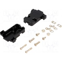 Корпус для разъемов d-sub d-sub 9pin,d-sub hd 15pin CONNFLY DS1045-09BP1S1