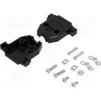 Корпус для разъемов d-sub d-sub 15pin,d-sub hd 26pin CONNFLY DS1045-15BP1S1