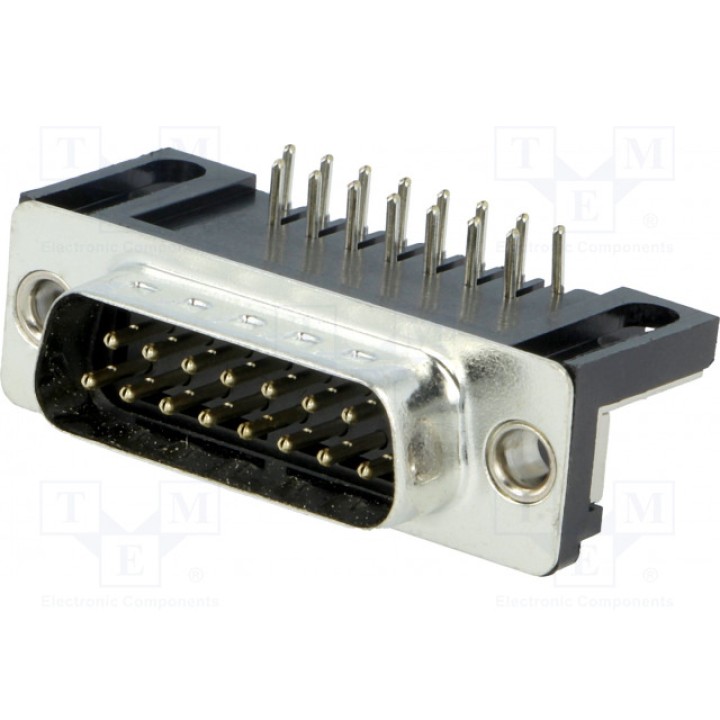 D-sub pin 15 MH CONNECTORS MHDD15M-T-B-SRBM (MHDD15M-T-B-SRBM)
