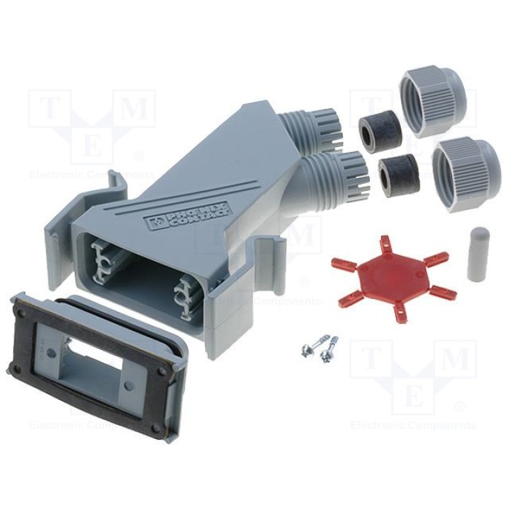 Корпус для разъемов d-sub d-sub 9pin, d-sub hd 15pin PHOENIX CONTACT VS-09-SET-STD 1689145 (VS09-SET-STD)