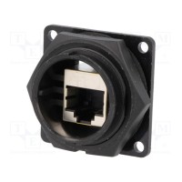 Проходник rj45 SWITCHCRAFT DCP-RJ6SB-F
