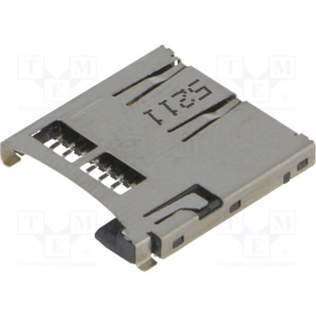 Разъем для карт памяти sd micro ATTEND 112A-TAAR-R03
