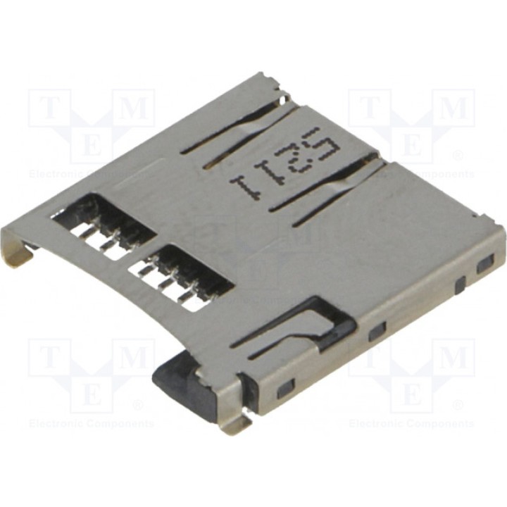 Разъем для карт памяти sd micro ATTEND 112A-TAAR-R03 (MCC-SDMICRO)