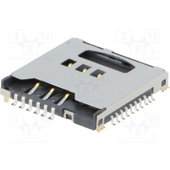 Разъем для карт памяти sd micro,sim ATTEND 112G-TA00-R