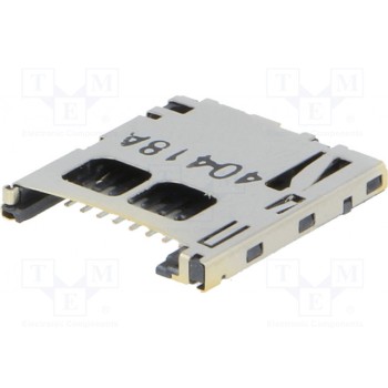 Разъем для карт памяти sd micro MOLEX 502570-0893