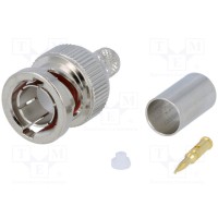 Вилка bnc AMPHENOL B1121A1-ND3G-3-75