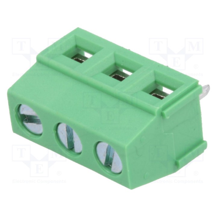 Зажимная рейка для печатных плат угловой 90° DEGSON ELECTRONICS DG127-5.08-03P-14-1000AH (DG127-5.08-03P)
