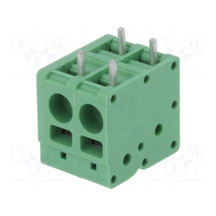 Зажимная рейка для печатных плат угловой 90° DEGSON ELECTRONICS DG271R-5.0-02P-14-00AH (DG271R-5.0-02P)
