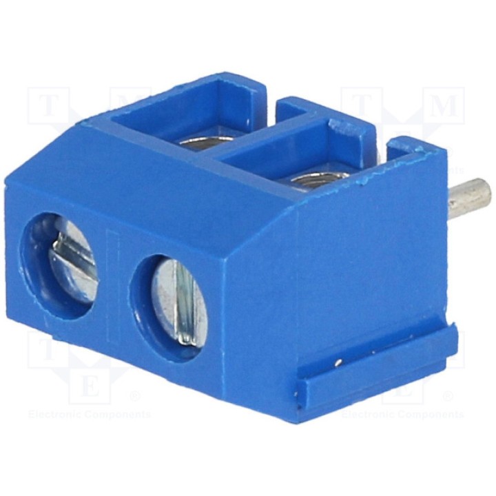 Зажимная рейка для печатных плат угловой 90° DEGSON ELECTRONICS DG301-5.0-02P-12-00A(H) (DG301-5.0-2P12)