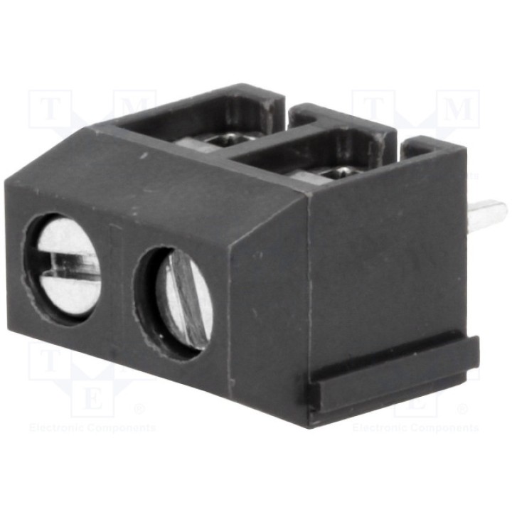 Зажимная рейка для печатных плат угловой 90° DEGSON ELECTRONICS DG306-5.0-02P-11-00A(H) (DG306-5.0-2P11)