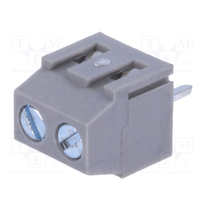 Зажимная рейка для печатных плат угловой 90° DEGSON ELECTRONICS DG381-3.81-02P-11-00A(H) (DG381-3.81-2P11)