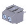 Зажимная рейка для печатных плат угловой 90° DEGSON ELECTRONICS DG381-3.81-02P-11-00A(H) (DG381-3.81-2P11)