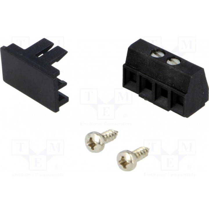 Зажимная рейка для печатных плат угловой 90° PHOENIX CONTACT MKDS 1 2-3,81 SMD BK 1727230 (MKDS1/2-3.81SMD)