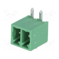 Разъемный клеммник 3,5мм DEGSON ELECTRONICS 15EDGRC-3.5-02P-14