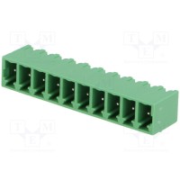 Разъемный клеммник 3,81мм DEGSON ELECTRONICS 15EDGVC-3.81-10P-14-00A(H)