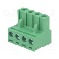 Разъемный клеммник 5мм DEGSON ELECTRONICS 2EDGK-5.00-04P-14