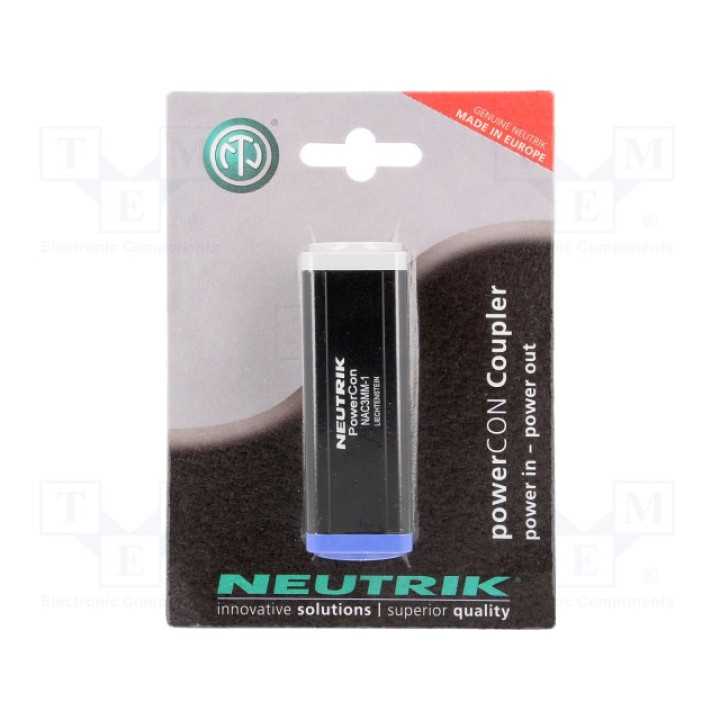 Переходник соединитель powercon NEUTRIK NAC3MM-1 (NTR-NAC3MM1)