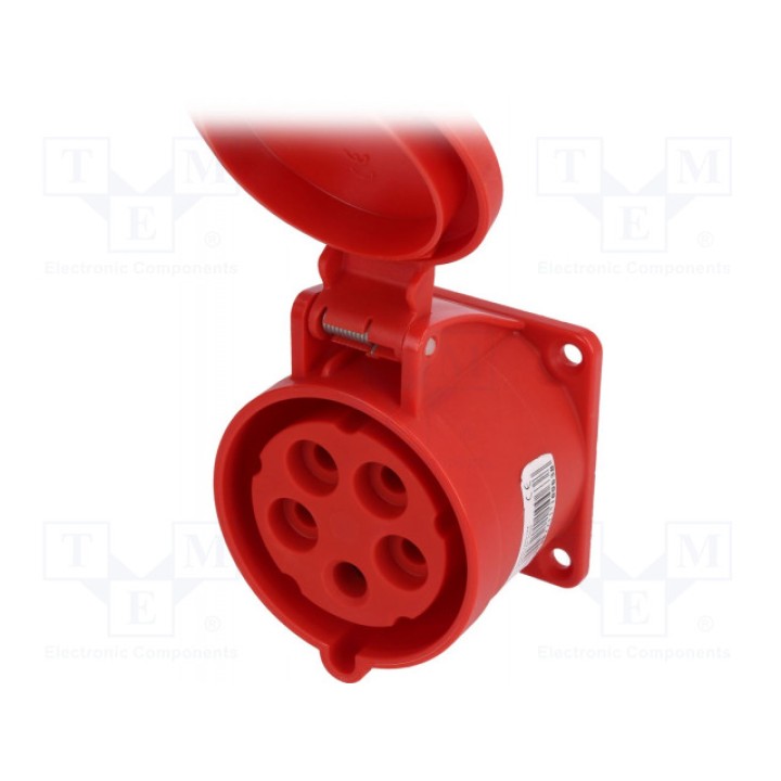 Разъем питания ac, трехфазный гнездо PCE 325-6 (325-6)