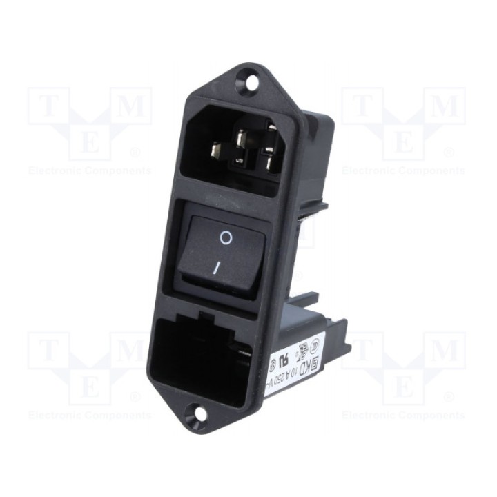 Разъем питания ac гнездо SCHURTER KD13.1101.151 (KD13.1101.151)