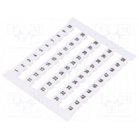 Маркер белый WEIDMÜLLER 0473460001 DEK 5 FW 1-50