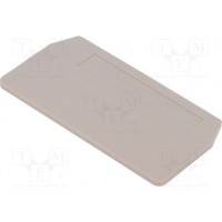 Концевая планка/перегородка назначение zdu2.5 WEIDMÜLLER 1608740000 ZAPTW 1