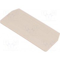Концевая планка/перегородка назначение zdu2.5/3an WEIDMÜLLER 1608770000 ZAPTW 2 DB