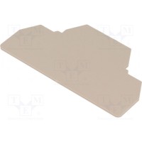 Концевая планка/перегородка назначение zdk2.5 WEIDMÜLLER 1674730000 ZAPTW ZDK2.5