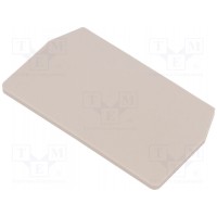 Концевая планка/перегородка назначение zdu1.5 WEIDMÜLLER 1776030000 ZAPTW ZDU1.52AN