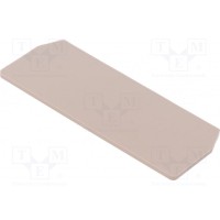 Концевая планка/перегородка назначение zdu1.5/4an WEIDMÜLLER 1776090000 ZAPTW ZDU1.54AN